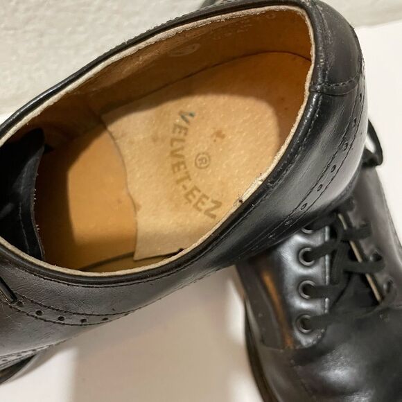 Mason Shoes 8.5 C Black Leather Velvet-Eez Lace Up Dress shoes main image 11